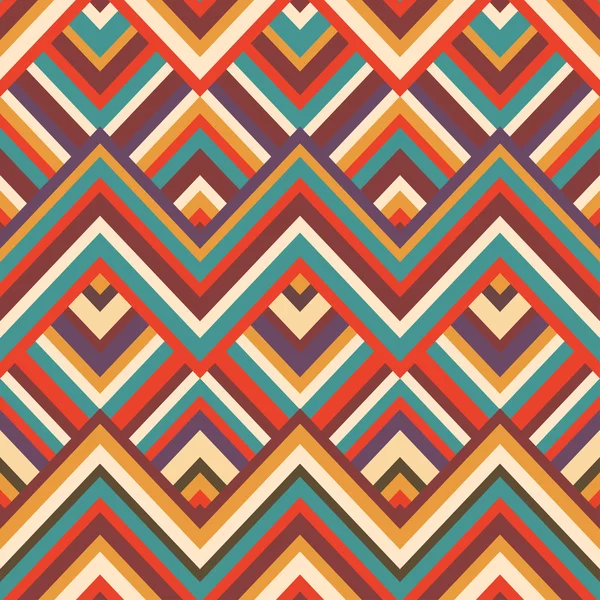 Zigzag naadloos patroon — Stockvector