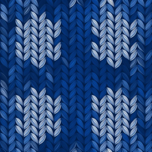 Modèle tricoté hiver — Image vectorielle
