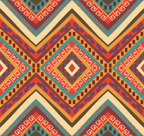 Modèle navajo coloré sans couture — Image vectorielle