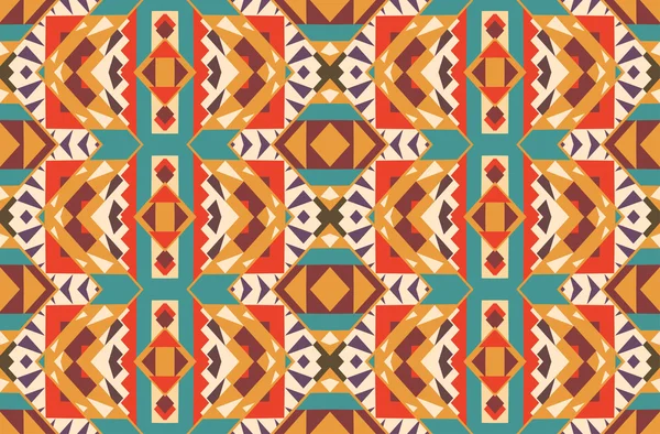 Seamless colorful navajo pattern — Stock Vector