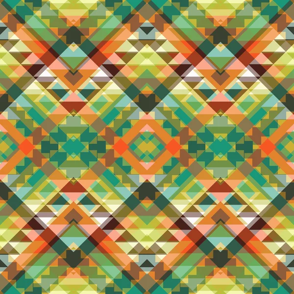 Seamless colorful navajo pattern — Stock Vector