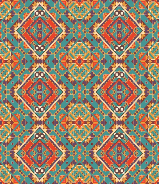 Modèle navajo coloré sans couture — Image vectorielle