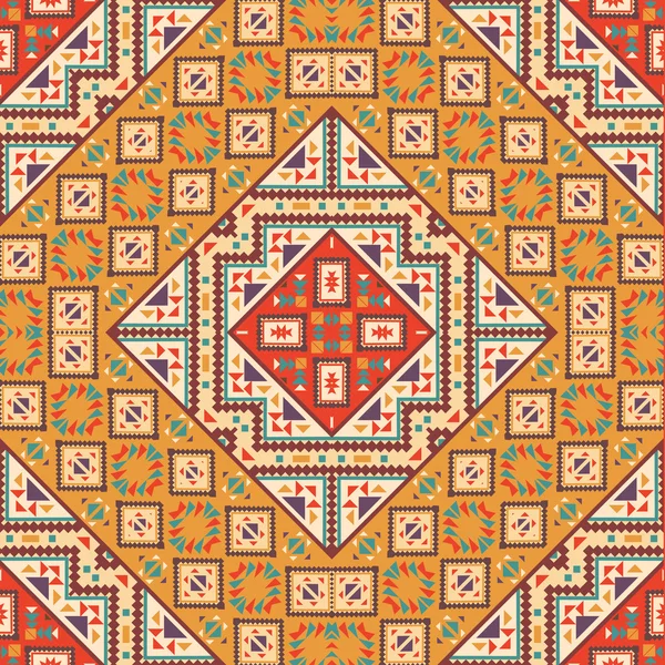 Modèle navajo coloré sans couture — Image vectorielle