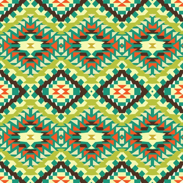 Nahtlose bunte Navajo-Muster — Stockvektor