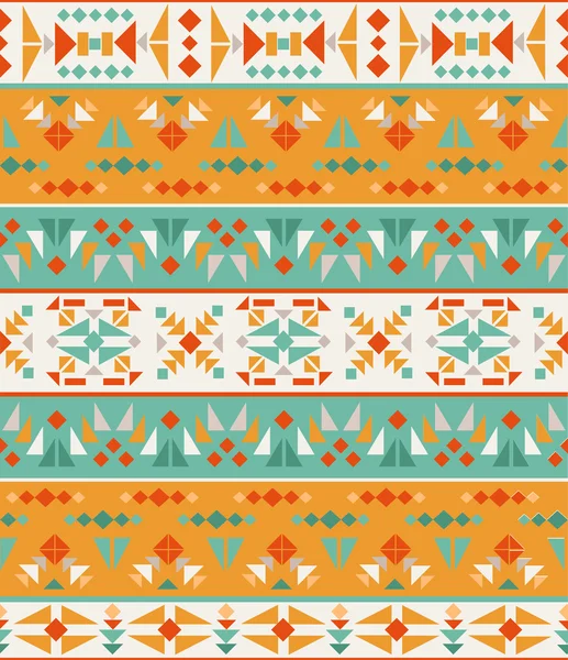 Patrón azteca inconsútil colorido — Archivo Imágenes Vectoriales