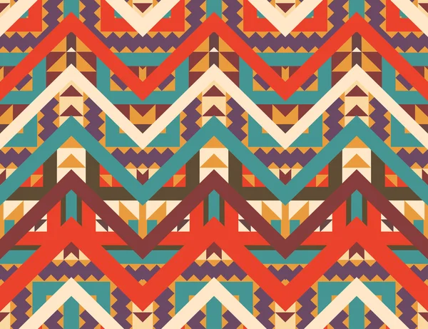 Seamless colorful navajo pattern — Stock Vector