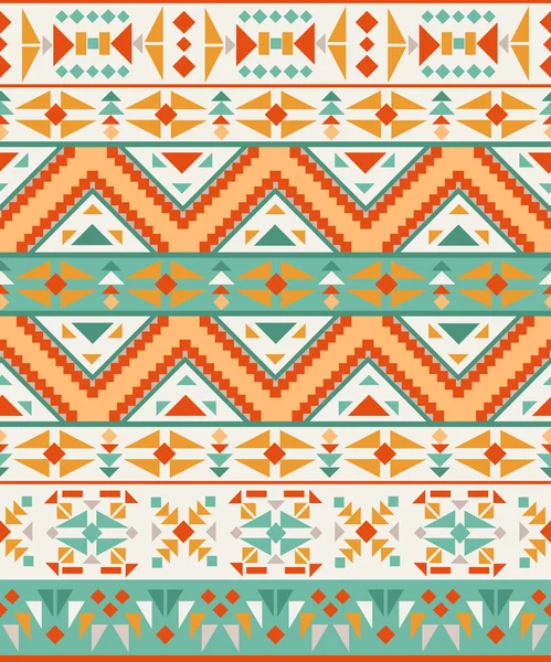 Seamless colorful aztec pattern — Stock Vector