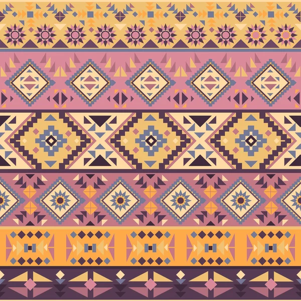 Patrón navajo de colores sin costuras — Archivo Imágenes Vectoriales