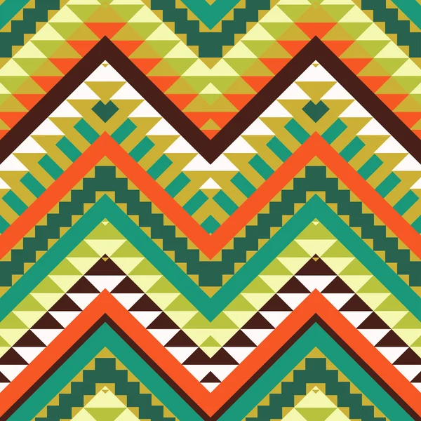 Seamless colorful navajo pattern — Stock Vector