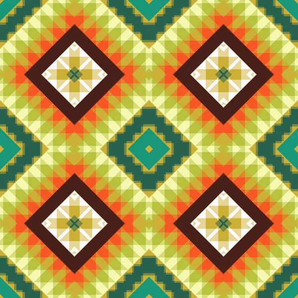 Nahtlose bunte Navajo-Muster — Stockvektor