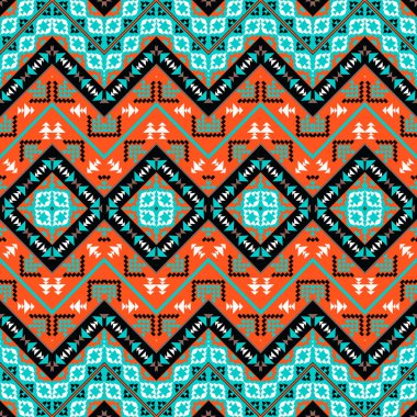 renkli etnik desen
