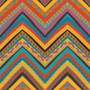 Renkli navajo desen