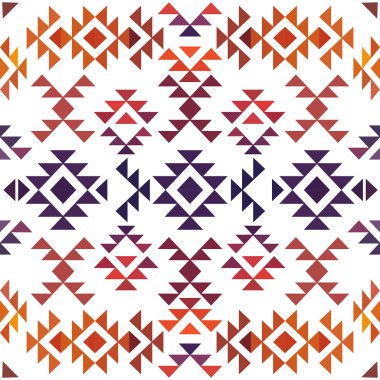 Geometrik etnik desen