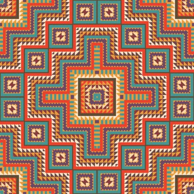 renkli etnik desen