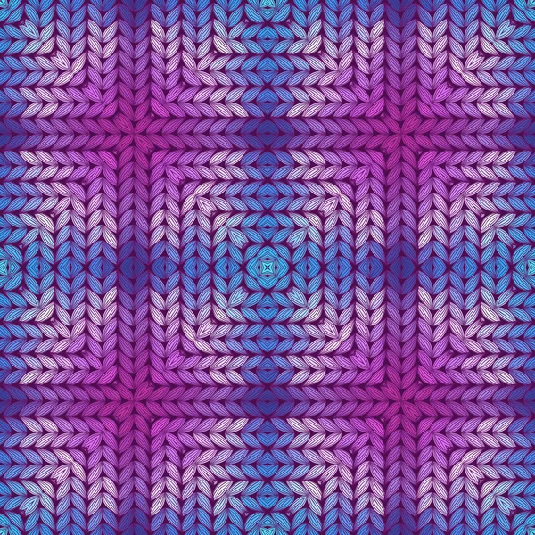 Modèle tricoté abstrait — Image vectorielle