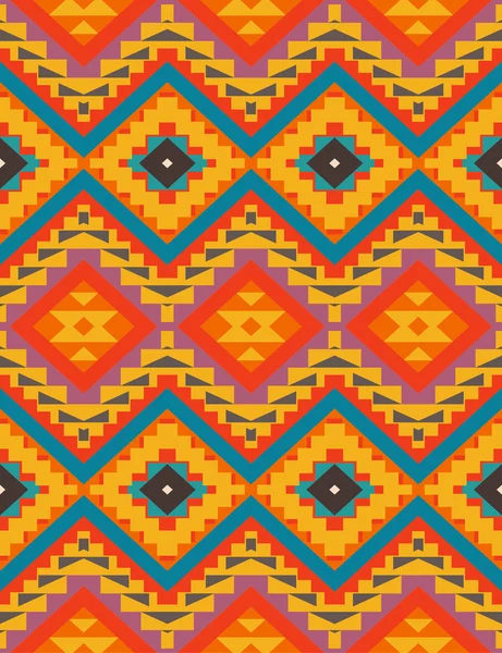 Patrón navajo colorido — Vector de stock