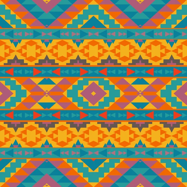 Kleurrijke navajo patroon — Stockvector