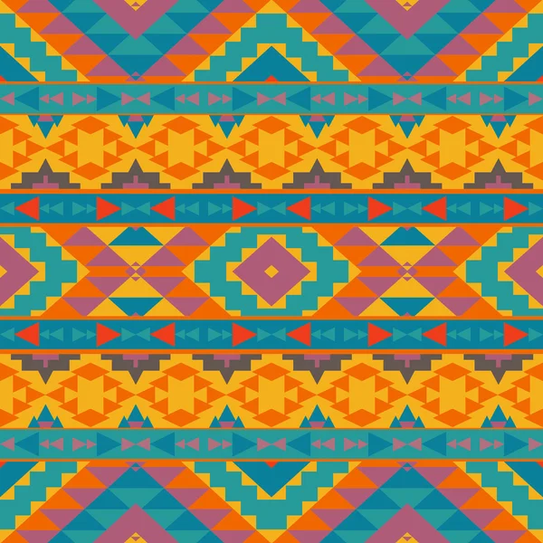 Buntes Navajo-Muster — Stockvektor