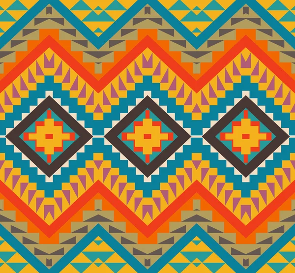 Patrón navajo colorido — Vector de stock