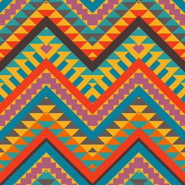 Buntes Navajo-Muster — Stockvektor