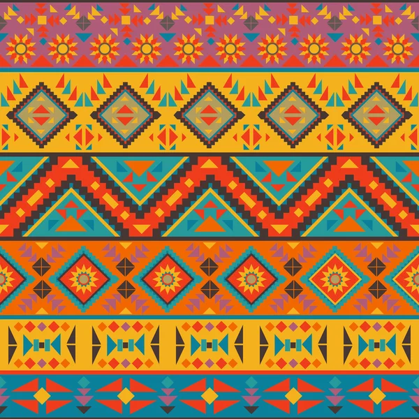 Buntes Navajo-Muster — Stockvektor