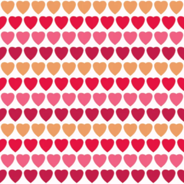 Seamless pattern with hearts — Stock Vector