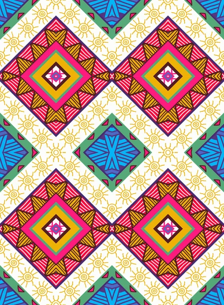 Seamless ethnic pattern — Stock Vector