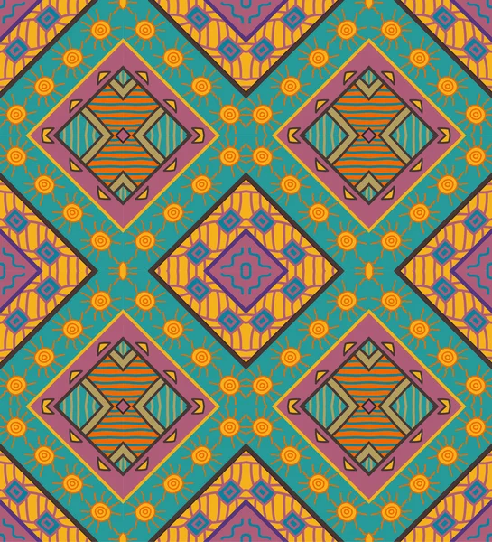 Seamless ethnic pattern — Stock Vector