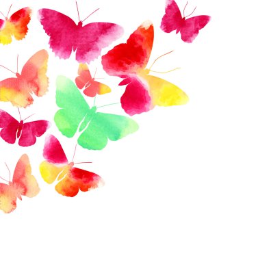 Kelebekler sorunsuz arka plan