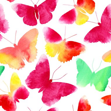 Kelebekler sorunsuz arka plan