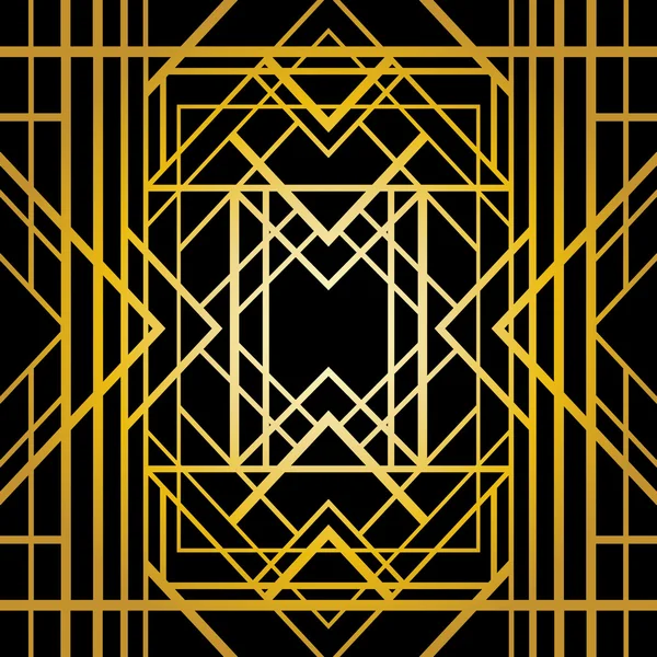 Art Deco geometrisches Muster — Stockfoto