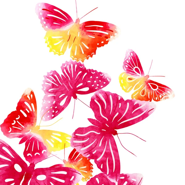 Butterflies seamless background — Stock Photo, Image