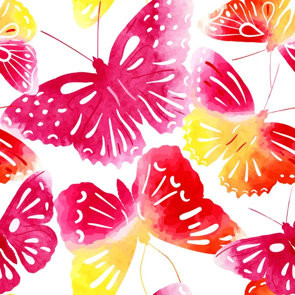 Butterflies seamless background — Stock Photo, Image