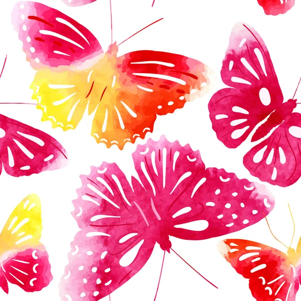 Farfalle senza soluzione di continuità sfondo — Foto Stock