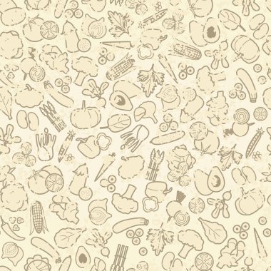 Sebzelerle kusursuz desen