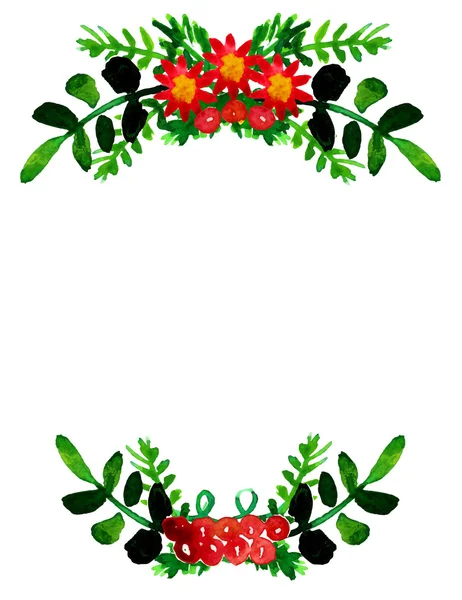 Floral frame background — Stock Photo, Image