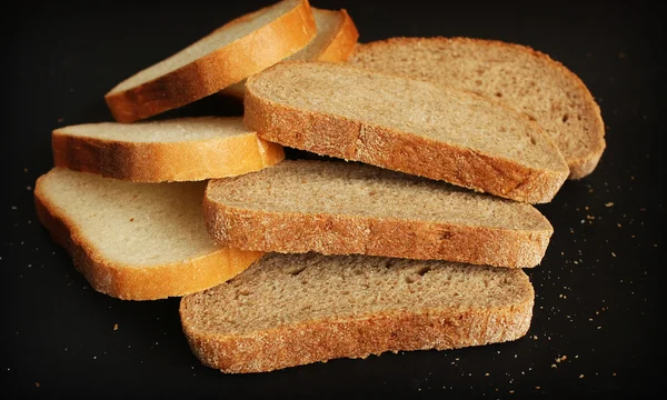 Chutné plátky chleba — Stock fotografie