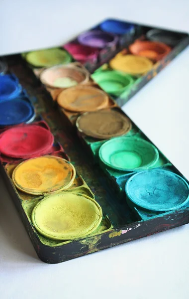 Set of color paints — Stock Photo, Image