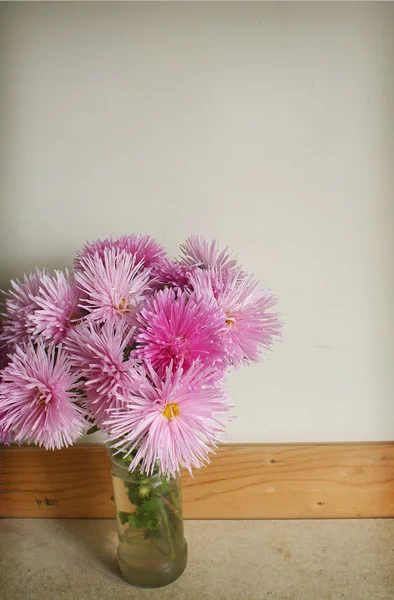 Beautiful bouquet of aster — Stock Photo, Image