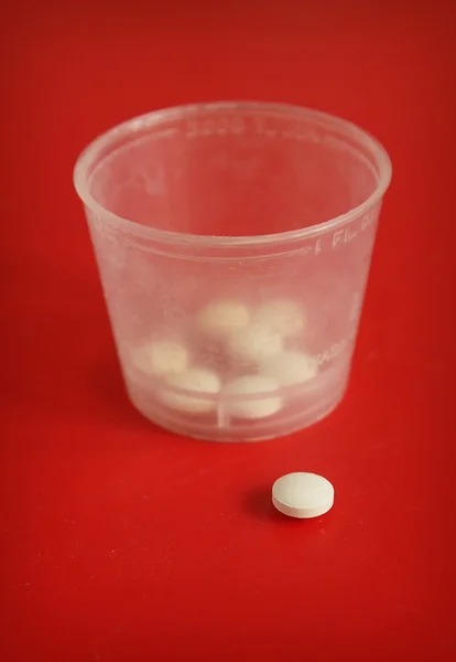 Scattered pills — Stock Photo, Image
