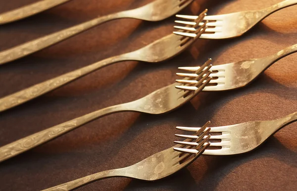 Kitchen forks concept — Stock Photo, Image