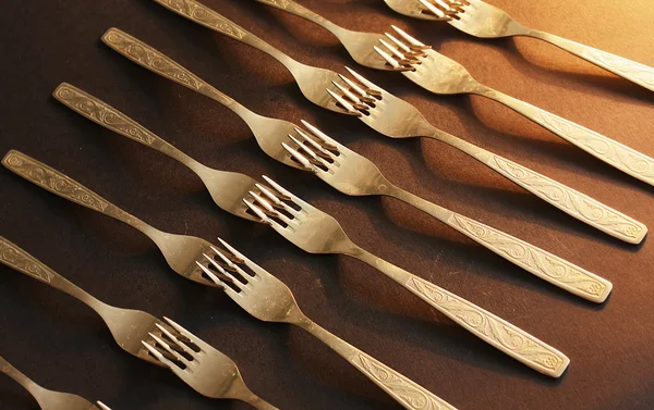 Keuken vorken concept — Stockfoto