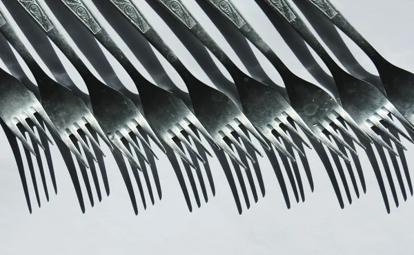 Kitchen forks concept — Stock Photo, Image