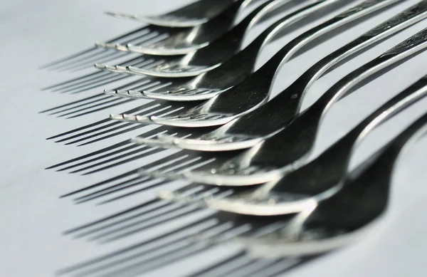 Kitchen forks concept — Stock Photo, Image