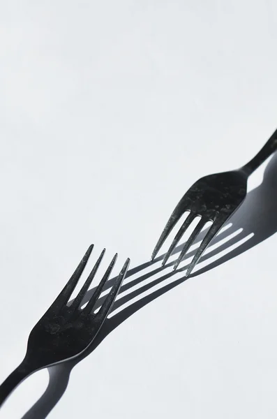 Kitchen forks concept — Stock Photo, Image