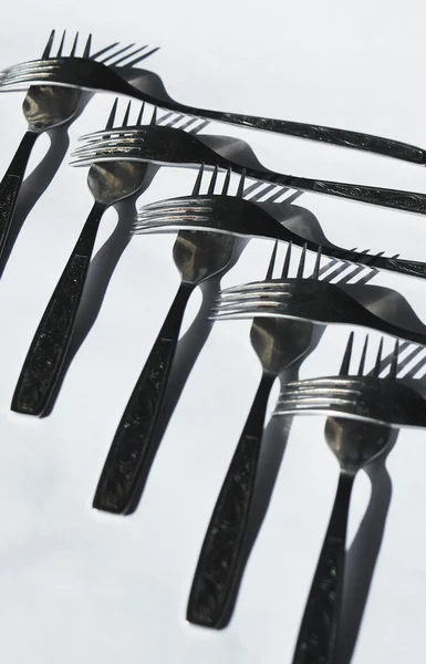 Kitchen forks concept — Stock Photo, Image