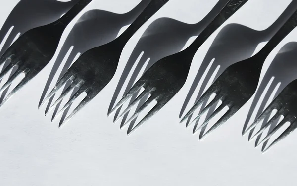 Cucina forchette concetto — Foto Stock
