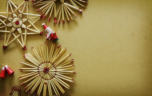 Fundo com brinquedos de Natal — Fotografia de Stock