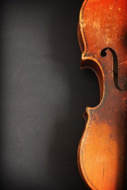 Güzel keman ile arka plan