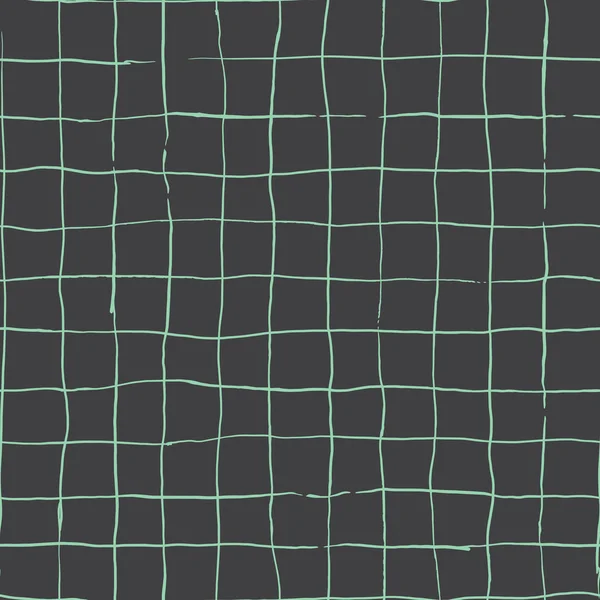手描きのチェッカーグリップシームレスベクトルパターン — ストックベクタ